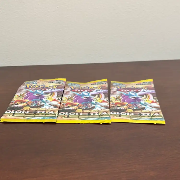 KOREAN Pokemon Scarlet & Violet Wild Force booster packs.
