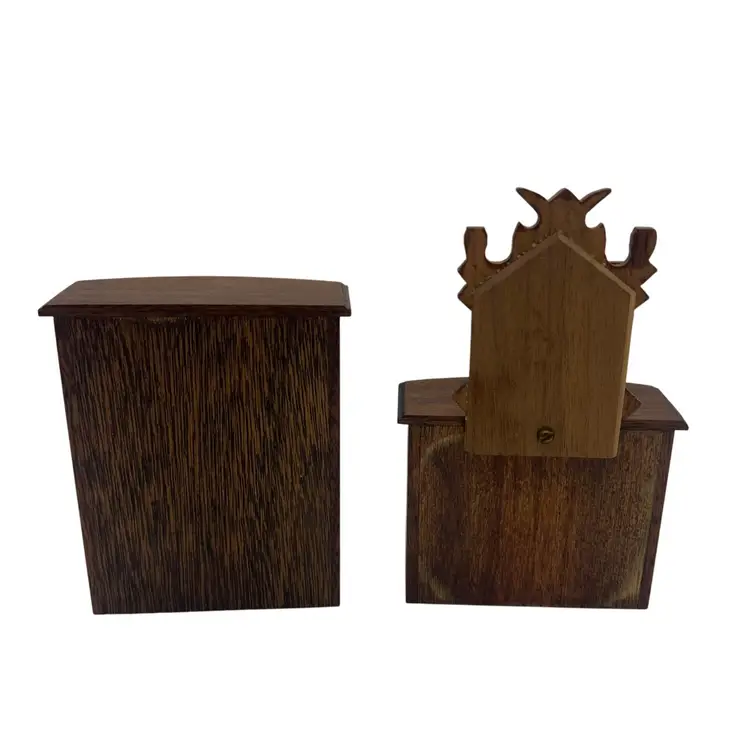 Artisan 1:12 Dollhouse Bow-Front Chest & Dresser w/ Mirror, JB Miniatures Pair