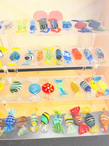 No Calories!  Glass Candy Fun!