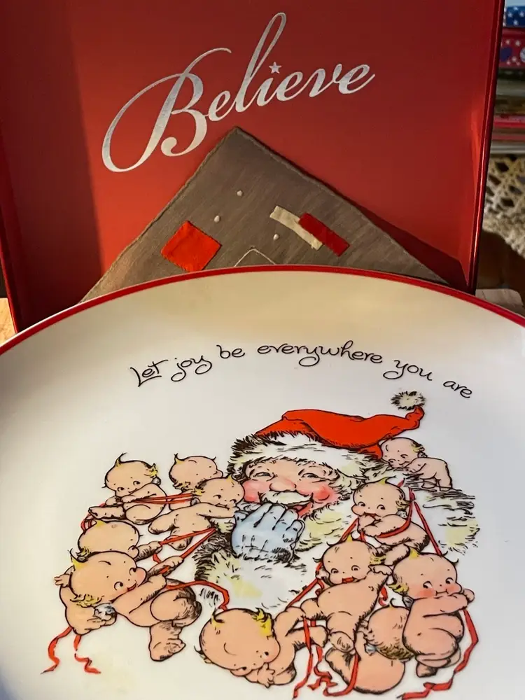 1973 Large Kewpie Display Plate