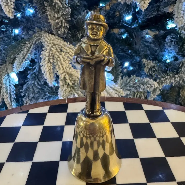 Vintage Reed And Barton Caroler Bell