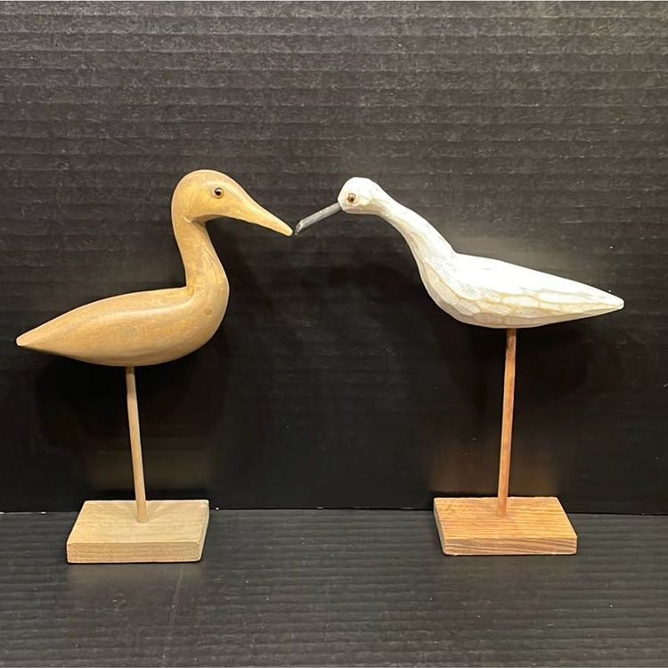 Hand Carved Shore Birds