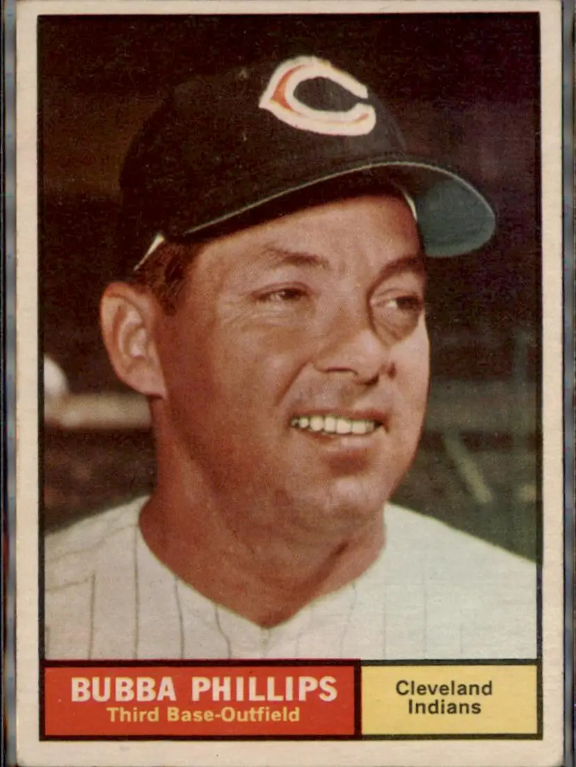 1961 Topps #101 Bubba Phillips - ( ) - Cleveland Indians