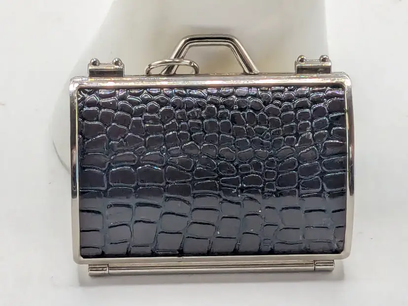 Vintage Judith Leiber For Neiman Marcus Trinket Box Brown