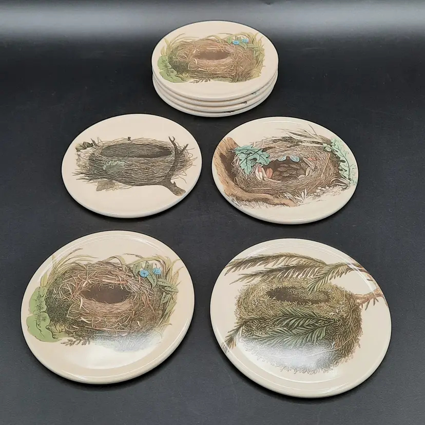 John Derian for Target Birdnest Melamine Coasters Set of 8 in 4 Different Designs
