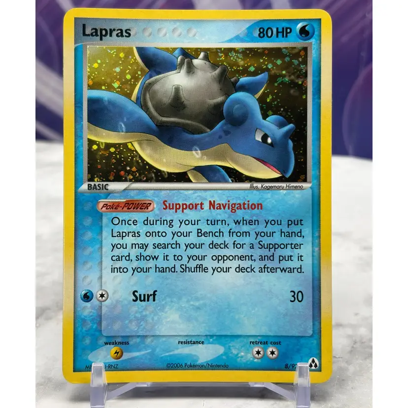 Pokemon Legend Maker EX Lapras 8/92 Holo Rare LP