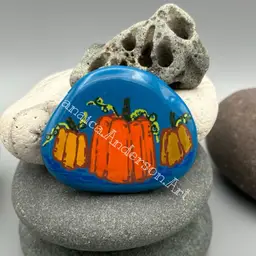 2139 Painted Stone Fridge Magnet