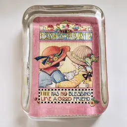 Mary Englebreit Glass Paperweight