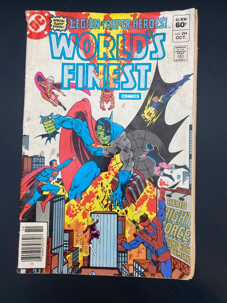 Legion of Super-Heroes World's Finest Comic Book #284 - October 1982 DC