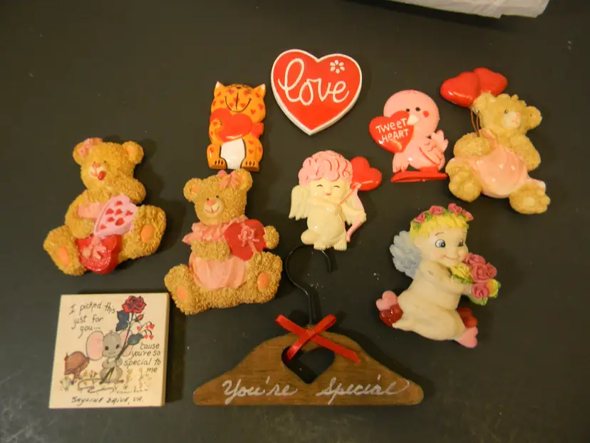 Valentines Day Assortment of Fridge Magnets (10)