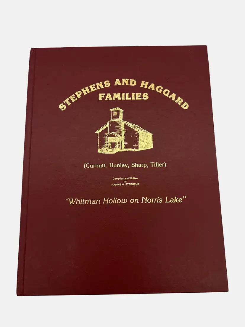 1992 Stephens & Haggard Families Whitman Hollow On Norris Lake Nadine H Stephens