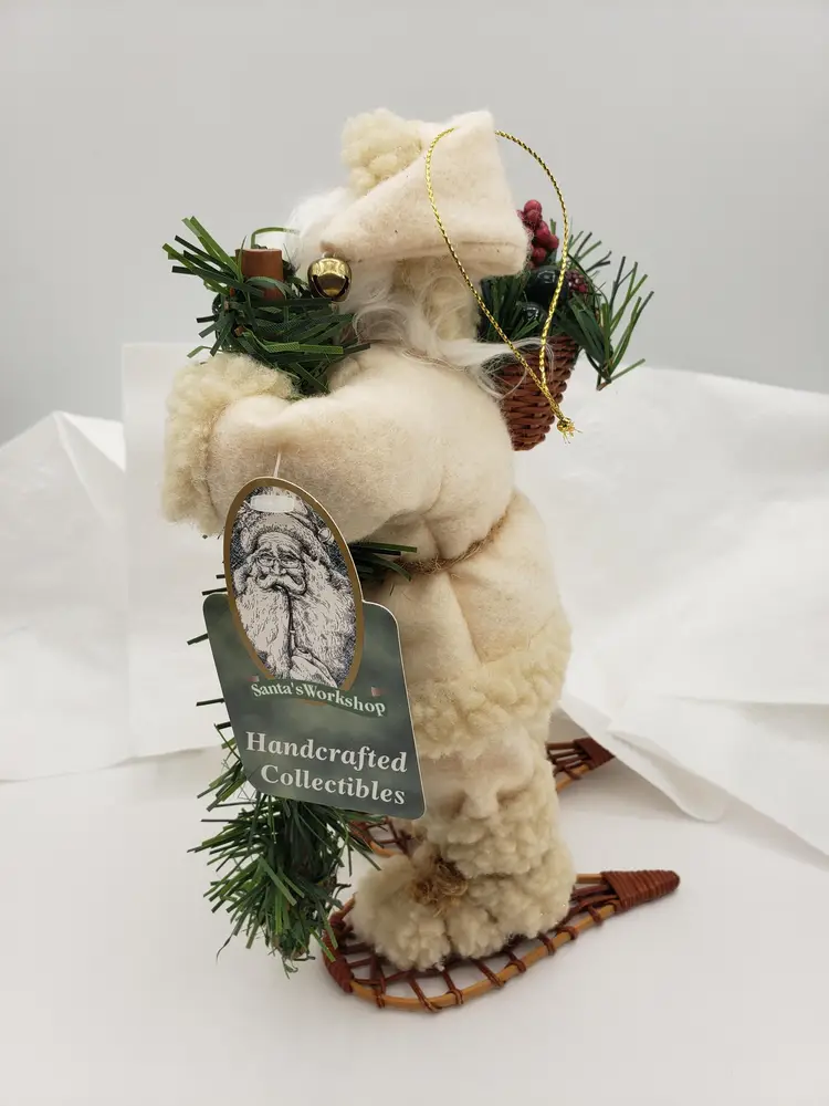 Santa's Workshop Handcrafted Collectibles Old World Christmas Ornament Figure 9". Displayed only. Original tag.