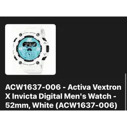 Activa Vextron
X Invicta Digital Men's Watch -
52mm, White