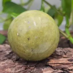 Serpentine Sphere from Peru ~ Polished Crystals