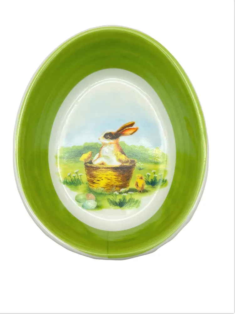 Williams Sonoma 2011 Bunny Ramekin Easter Egg Shape Dessert Bowl Replacement