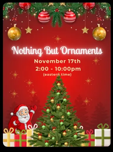 Nothing but ornaments train