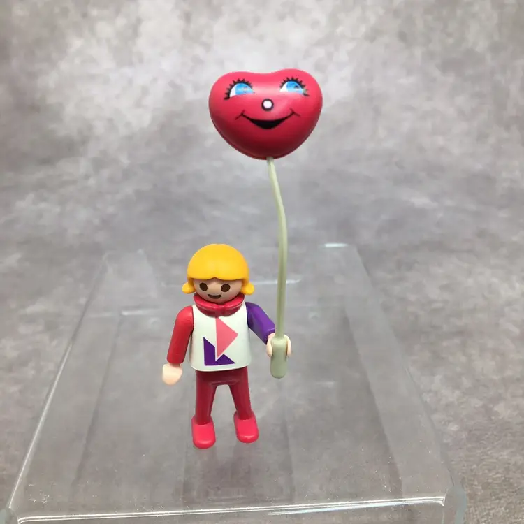 Playmobil Little Girl with Heart Balloon