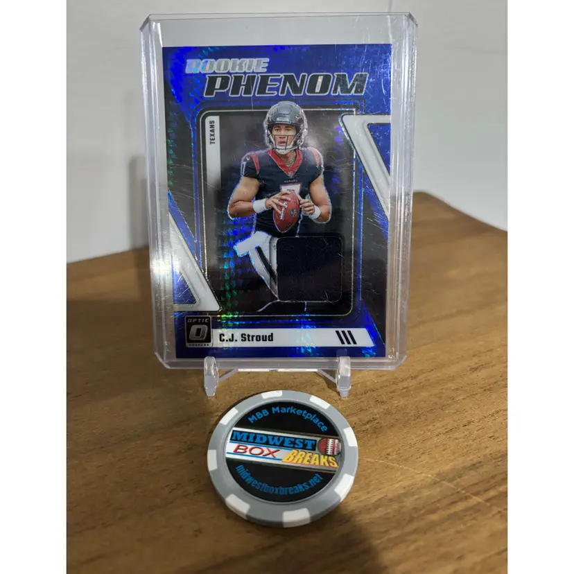 CJ Stroud - 2023 Donruss Optic Patch Blue Hyper - Houston Texans