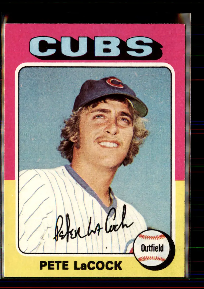 Pete Lacock 1975 Topps #494 - Chicago Cubs - (pk1-32)