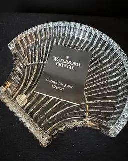 Waterford Crystal Shell Dish, New In Box