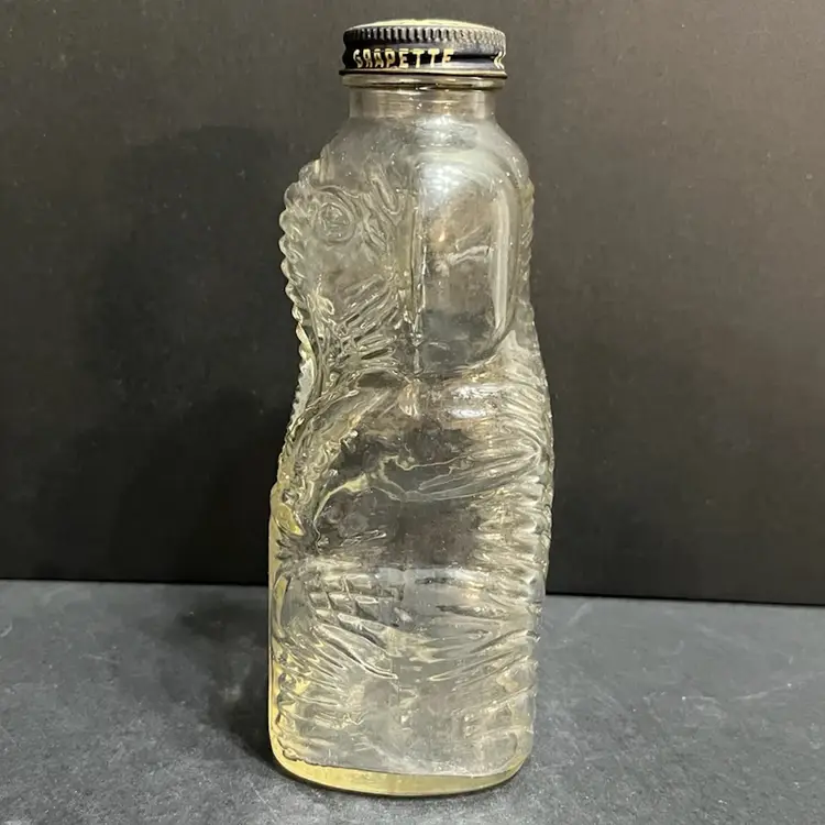 1950s Grapette Soda Syrup Bottle Elephant Bank ~7.25” x 3.25” x 2.75”