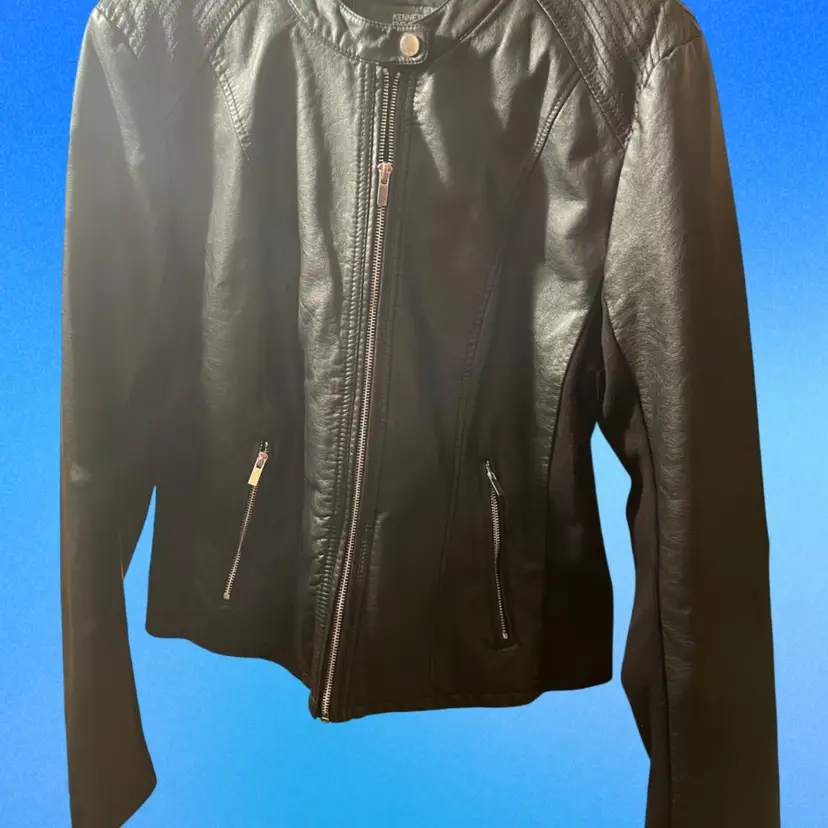 Kenneth Cole-Reaction-Black Bomber Jacket