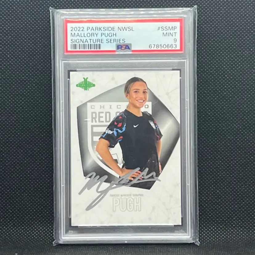 Mallory Swanson (Pugh) 2022 Parkside NWSL Signature Series PSA 9 #SS-MP