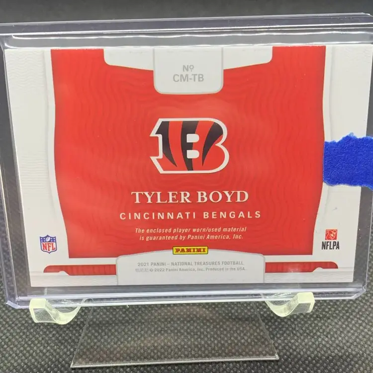 21 NT Colossal Tyler Boyd Player Worn/Used Patch. Cincinnati Bengals