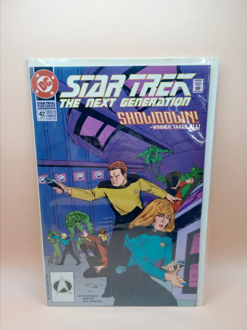 1993 DC COMICS - STAR TREK THE NEXT GENERATION. SHOWDOWN! - COMIC BOOK #42