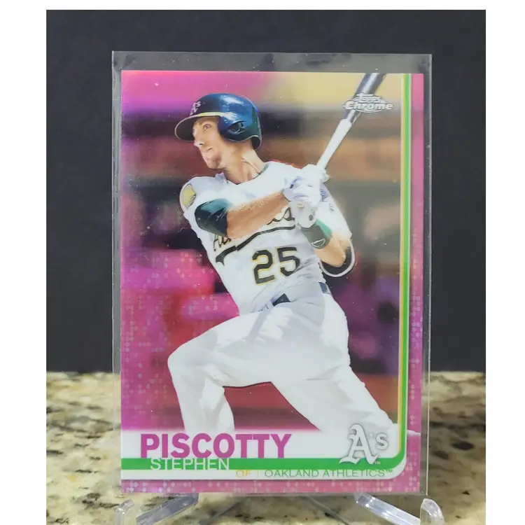 2019 Topps Chrome Pink Refractors #167 Stephen Piscotty