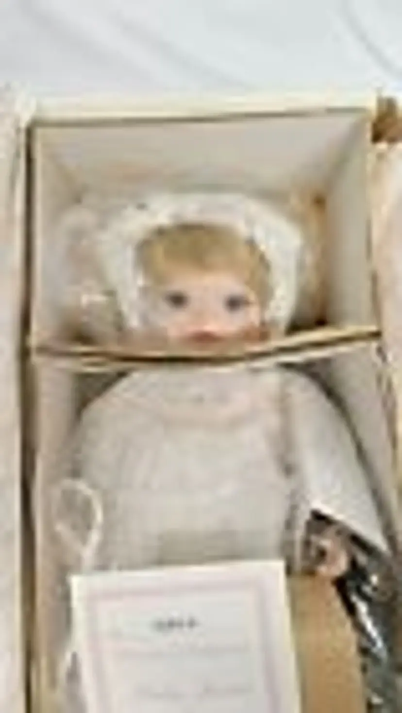 Hamilton Collection Heritage Jessica Baby Porcelain Doll with Box