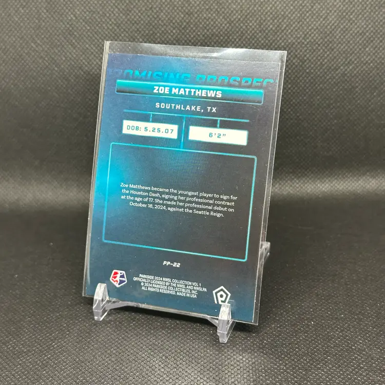 Zoe Matthews Promising Prospects 30/30 Houston Dash - 2025 Parkside