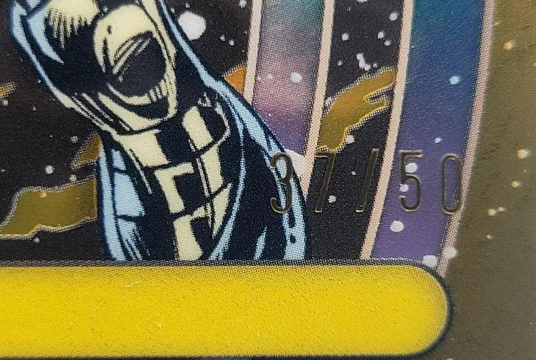 2026 Topps Finest Fantastic Four Beyonder #11 Gold Refractor /50