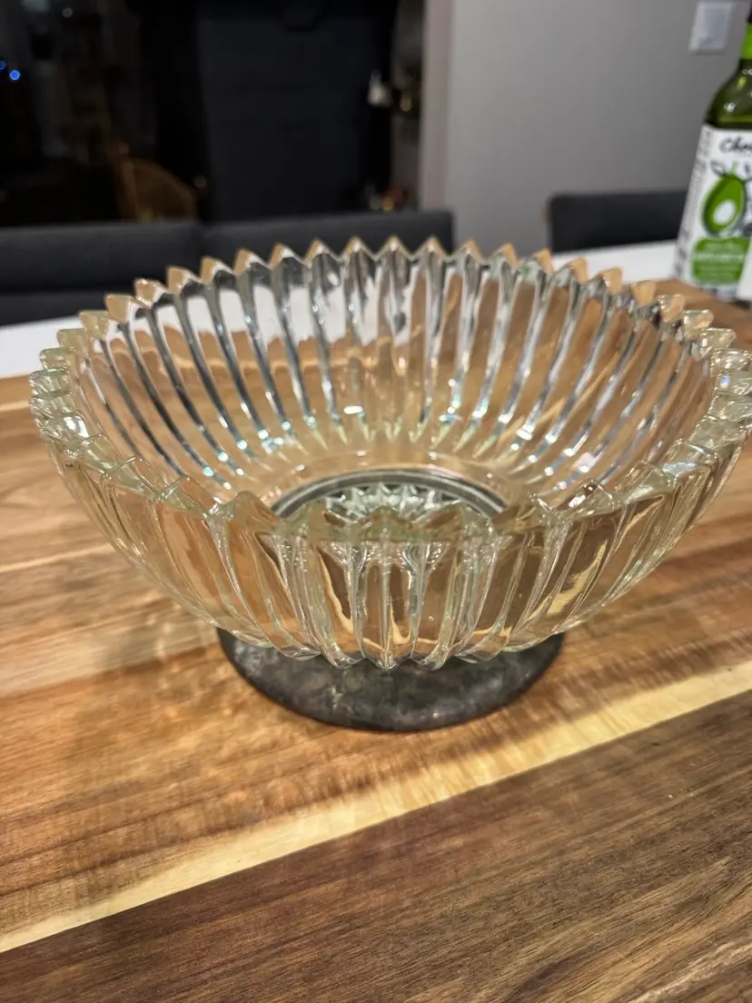Pressed Glass Bowl