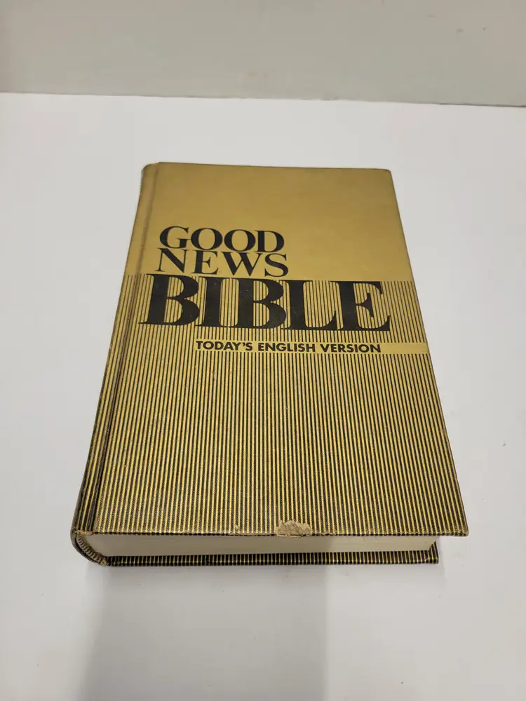 Good News Bible Todays English Version Hardback Gold/Black