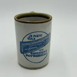 Louisville Stoneware Vintage Advertising Mug A New Era In Hotpoint Potwashers
