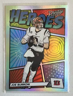 2022 Panini Prestige Heros Joe Burrow #H-2