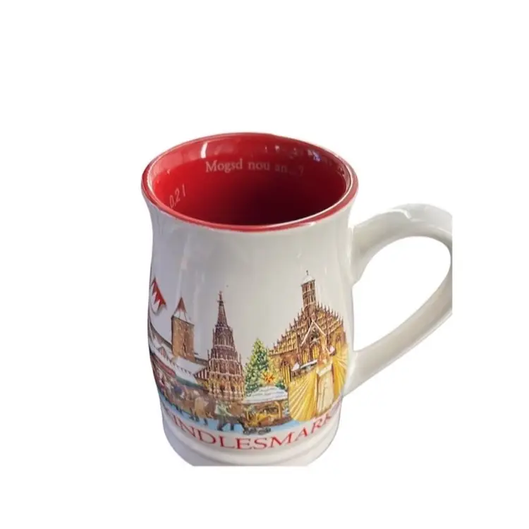 German Christmas Mugs 
By Mohaba
White w/ Red Interior 






Christmas Holiday Hosting 
Party Celebration Winter Gift
Thanksgiving Harvest Autumn