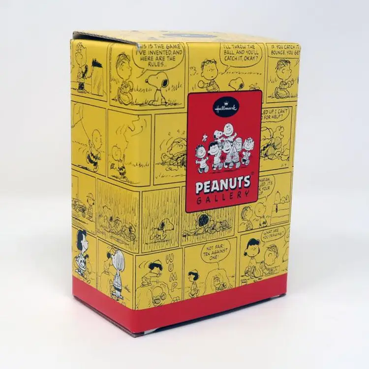 Snoopy on Doghouse Christmas Treasure Box Figurine - Peanuts