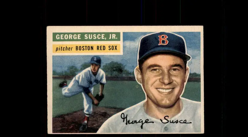 1956 Topps #93a George Susce Jr. - (pk-tl2) - Boston Red Sox