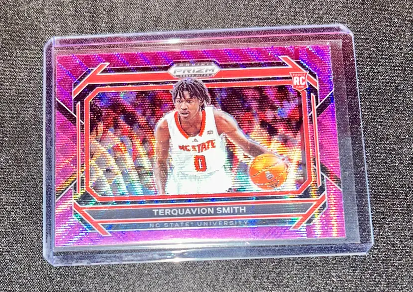 Terquavion Smith Prizm Rookie Card - NC State
