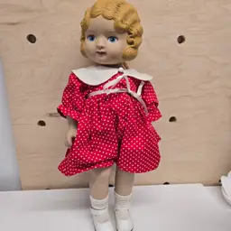 Daisy Kingdom Doll with Red Heart Dress