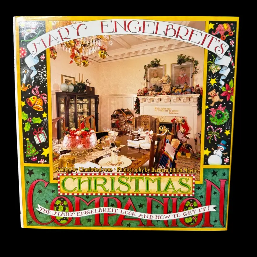 '95 MARY ENGELBREIT'S CHRISTMAS COMPANION HC Book w/ Dust Jacket