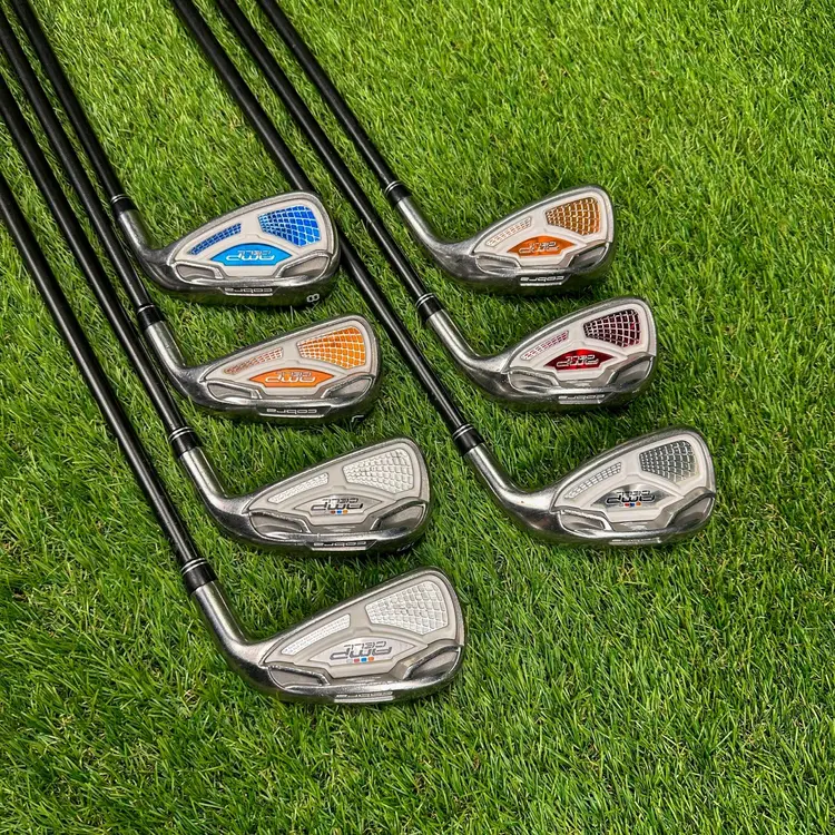 Cobra AMP Cell Silver Iron Multicolor Set 5-PW+GW ⛳️ Bio Cell Cobra Graphite Shaft 62g Regular Flex RH