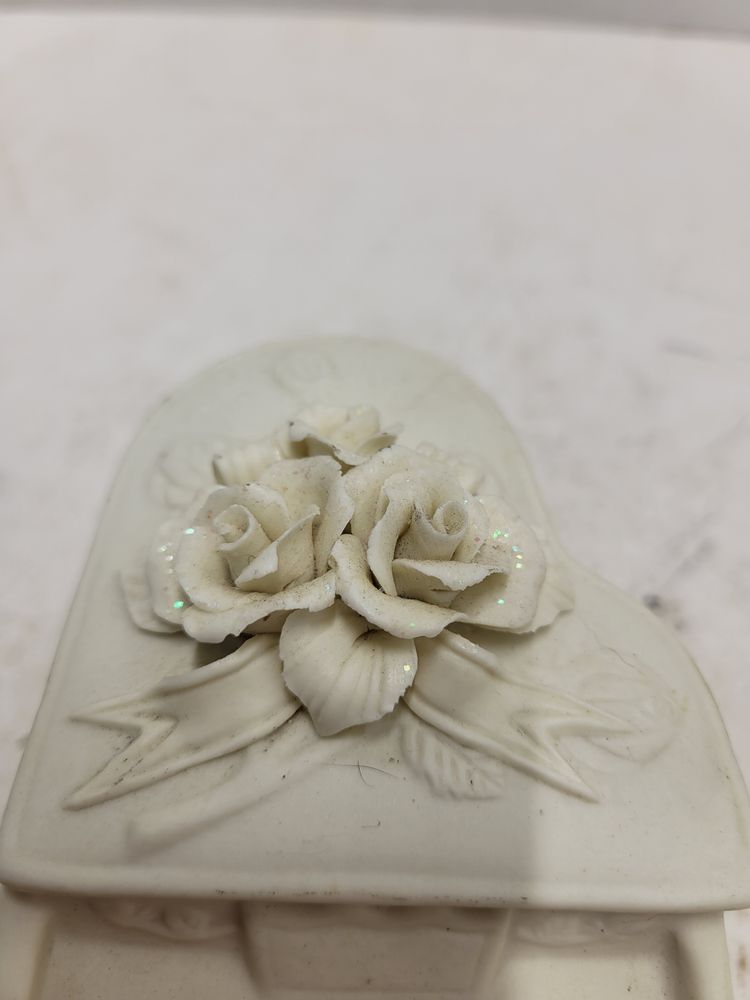 Trinket Box With Lid Porcelain Grand Piano Cornerstone Creations 2001