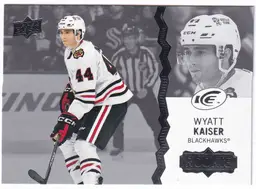 2023-24 Upper Deck Ice #130 Wyatt Kaiser RC Chicago Blackhawks Hockey Card
