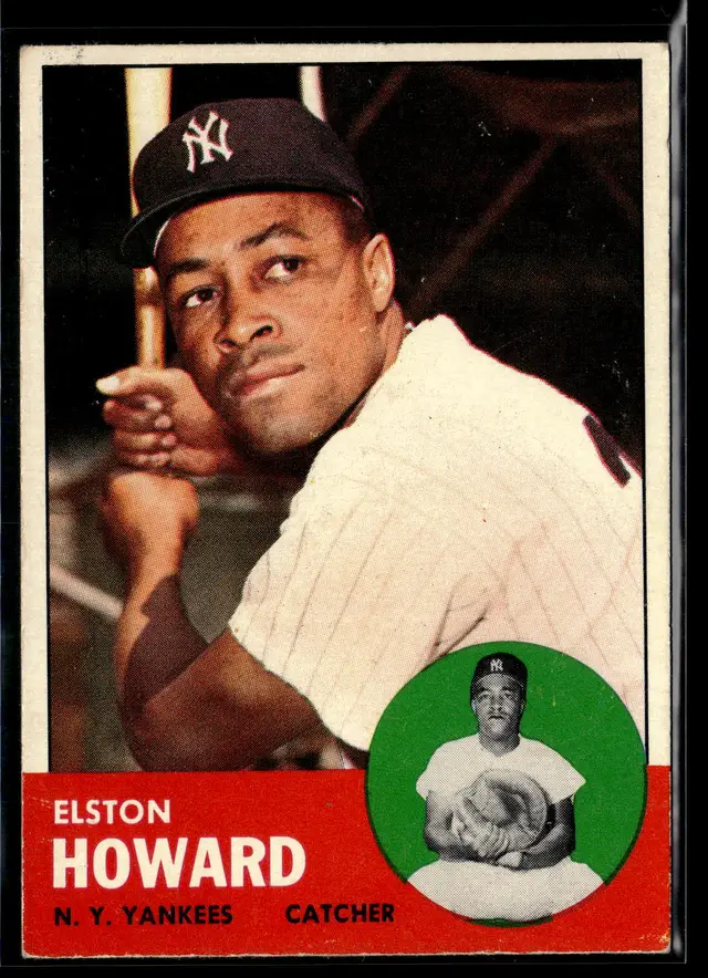 #19 Elston Howard 1963 Topps #60 *LIVE AUCTION*
