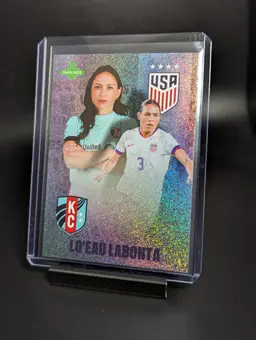2025 Parkside NWSL/USWNT Club and Country Shimmer Foil Lo'eau Labonta KC Current