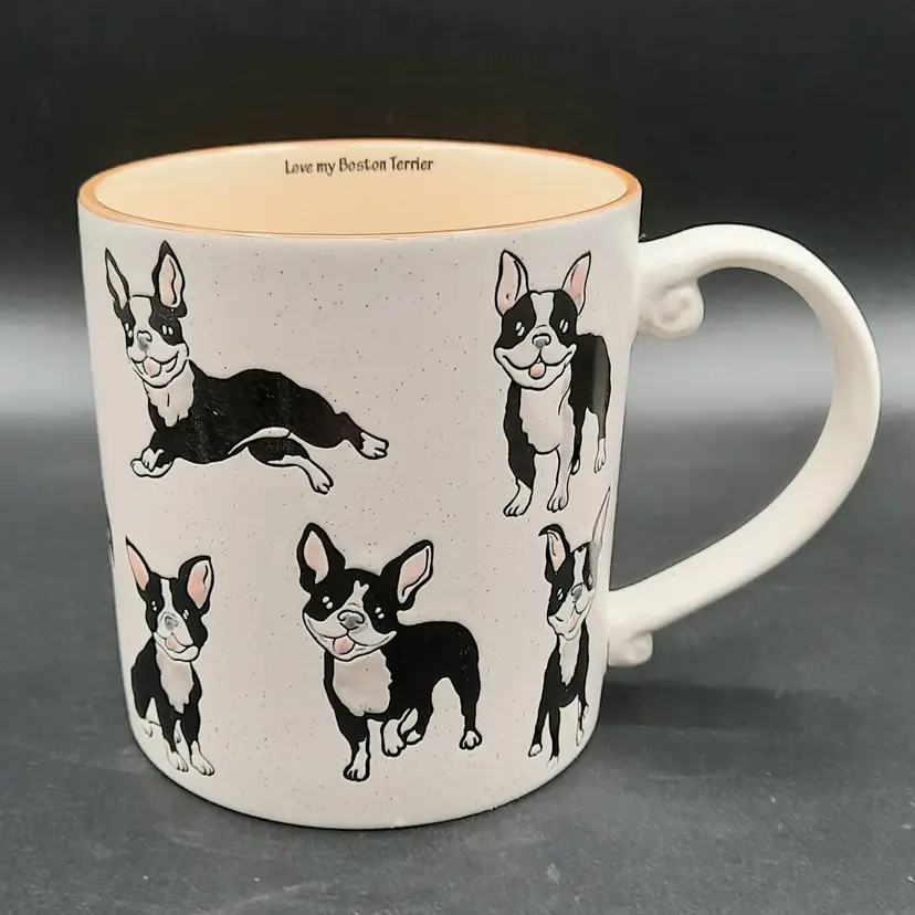 Spectrum Designz Boston Terrier Dog Mug "Love my Boston Terrrier"