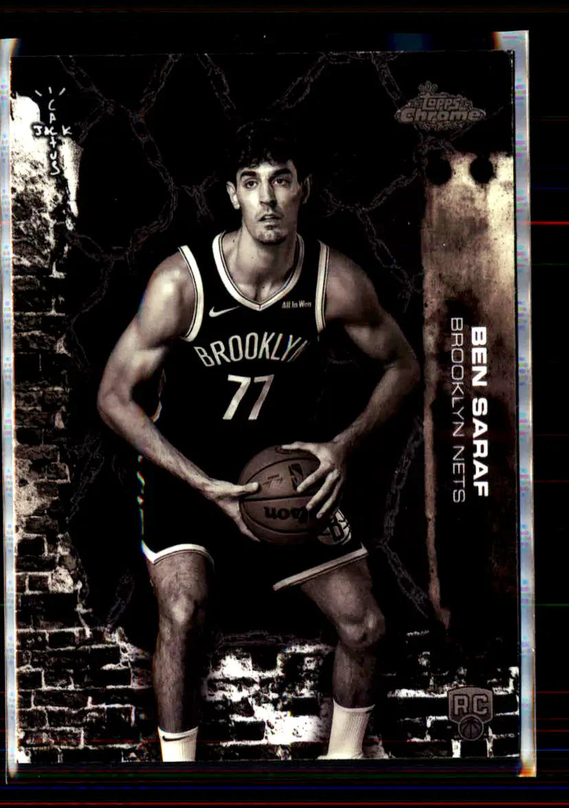 Ben Saraf 2025-26 Topps Chrome Cactus Jack #86 - (139) - Brooklyn Nets
